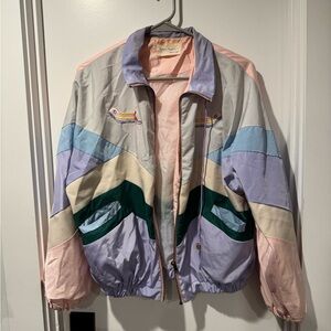 Colorful Pastel Windbreaker Jacket